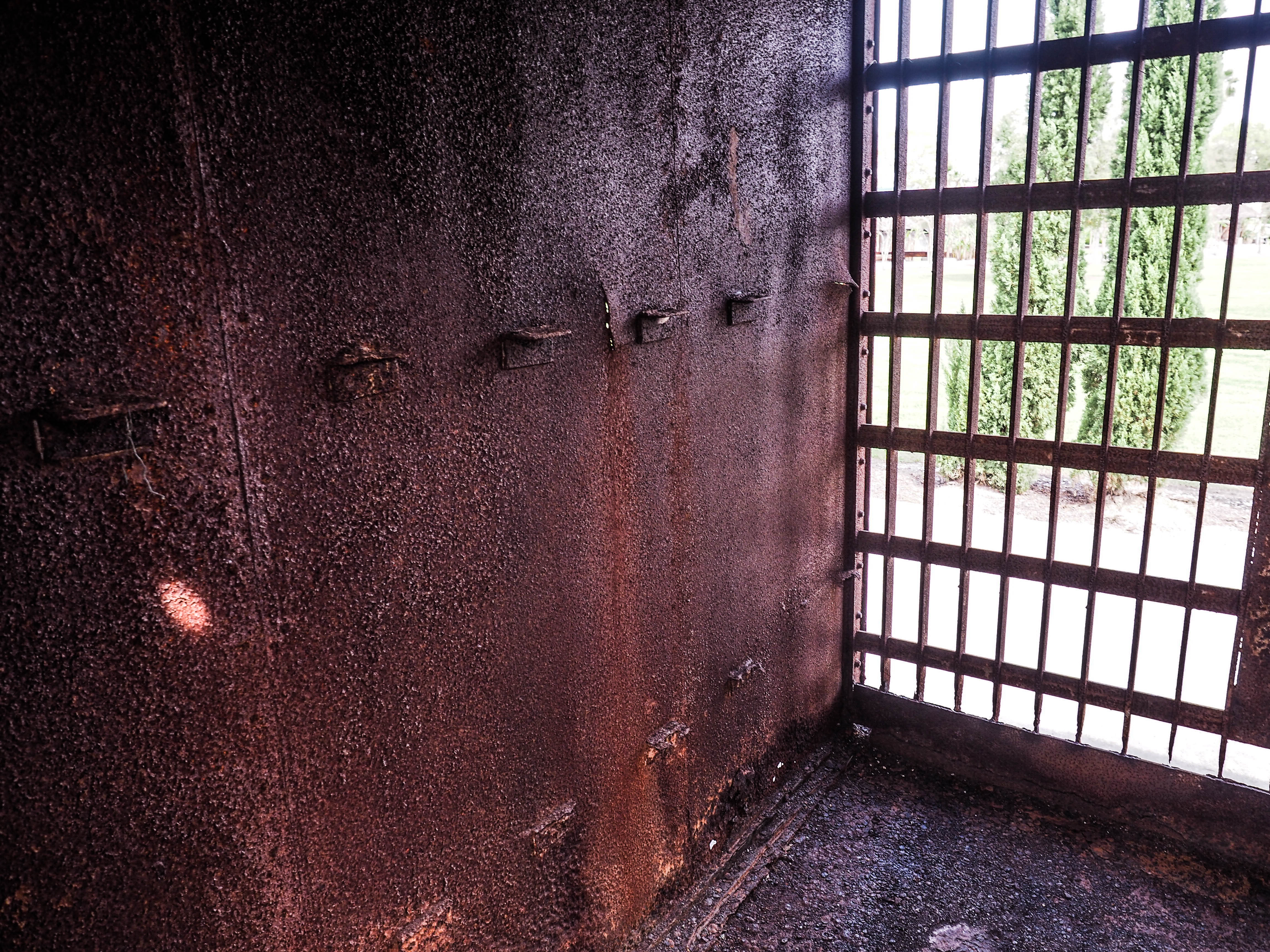 Inside of a slave jail used for traveling at Whitney Plantation - FREETOBEBRI.COM