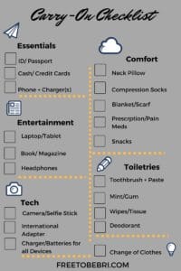 Travel like a pro with this essential carryon checklist - FREETOBEBRI.COM