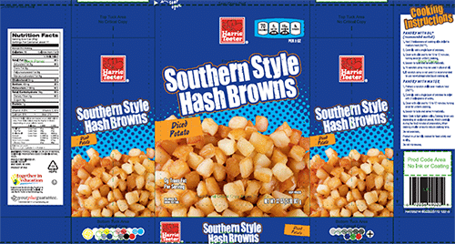 Harris Teeter Hash Browns voluntarily recalled because they may contain golf ball materials