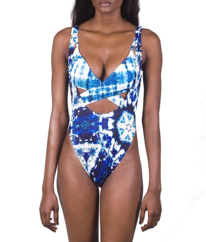 Two Piece Bodysuit by Black Swimwear Designer Diarrablu